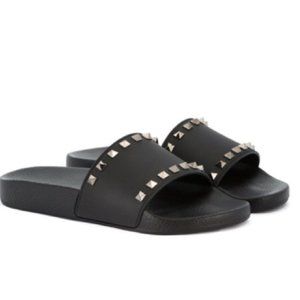 Valentino Garavani Studded Slides 7 NWT